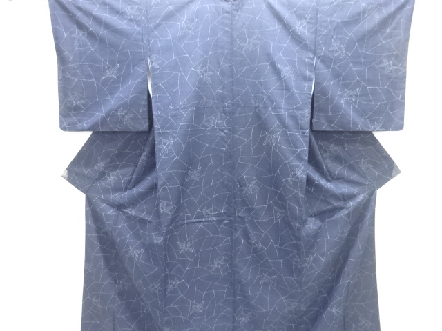 JAPANESE KIMONO / SILK / TSUMUGI / WOVEN GRASS SEEDS